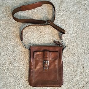 COACH Crossbody Brown Bag Leather